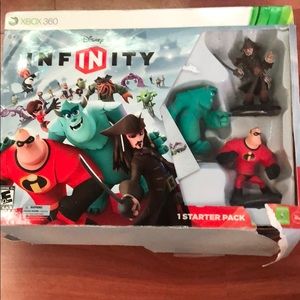Barely Used Disney Infinity set with characters